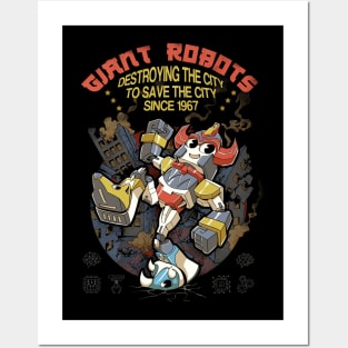 Giant Robots Posters and Art